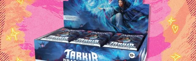 The Magic: The Gathering Tarkir Dragonstorm Play Booster Box is now below market value on Amazon