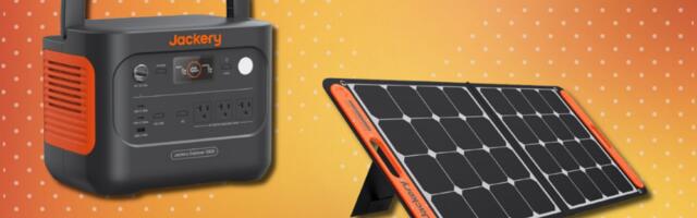 The portable Jackery Explorer 1000 power station is $370 off and comes with a free solar panel