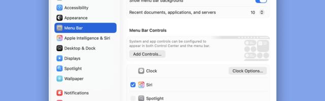 macOS Tahoe Beta 2 Lets You Add a Menu Bar Background