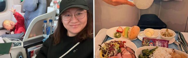 I flew 15 hours in Air China's business class with my toddler. The upgrade was worth every penny.