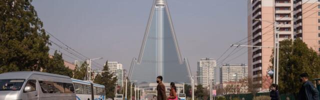 North Korea's tallest building is an abandoned hotel that has never hosted a single guest. Take a look at the 'Hotel of Doom.'