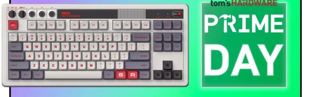 This gorgeous, retro NES-inspired keyboard is only $59 for October Prime Day
