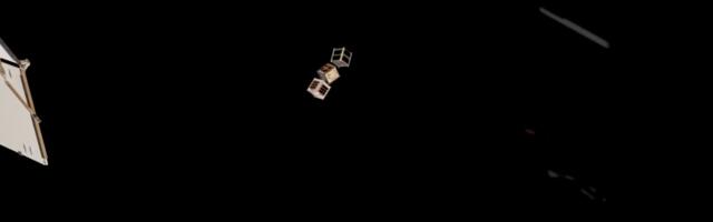 Watch the space station send the first wooden satellite into orbit