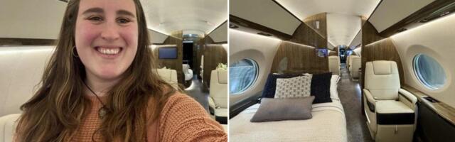 I toured a $96 million private jet. It's like a mini apartment and shows how extravagant flying has become for the 1%.