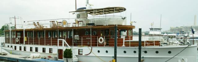 Photos show the USS Sequoia, the US presidential yacht once known as the 'floating White House'