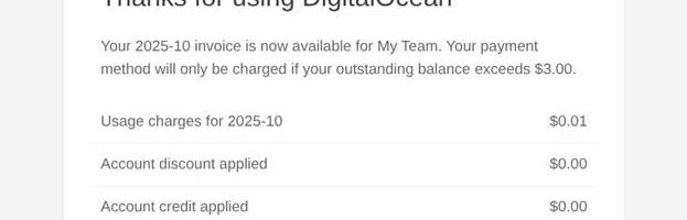 [Перевод] Digital Ocean преследует меня из-за $0,01 или Полезный урок по автоматизации