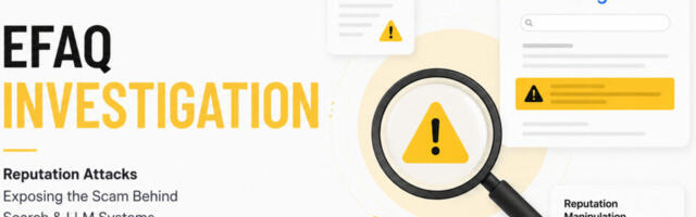eFAQ Publishes Investigation Into Alleged Scam Activity and Coordinated Reputation Attacks