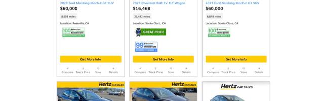 Hertz is asking EV renters if they want to keep it, permanently