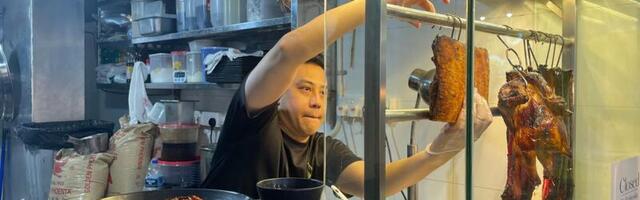 He won a $1 million lottery, then quit his cushy insurance job to open a Cantonese barbequed pork stall. Trading a corporate office for a hot kitchen was harder than he thought.