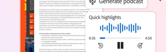 Adobe Acrobat uses AI to turn your PDFs into podcasts