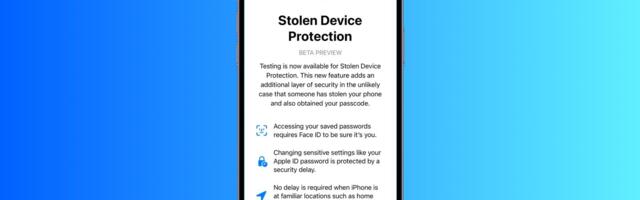 iOS 17.3 Beta Adds New Stolen Device Protection Feature to iPhone