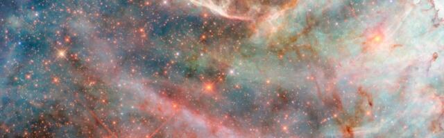 Gorgeous cotton candy clouds show how Hubble processes space images