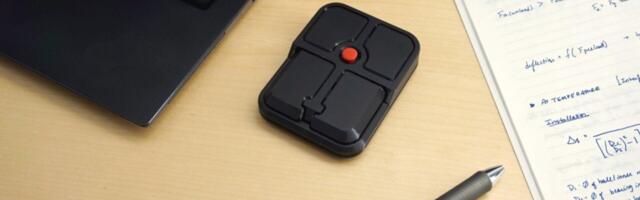 This weird-looking open-sourced computer mouse has four buttons plus a point stick which reminds me of IBM's legendary red nipple joystick