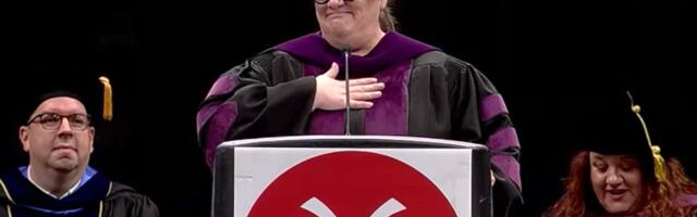 An AI announcer mispronounced and skipped names during a graduation