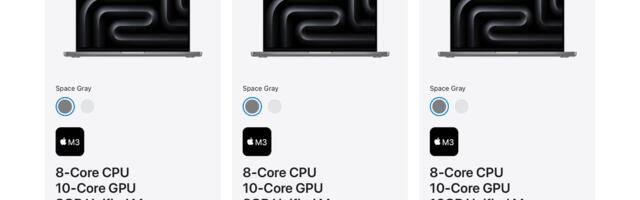 Apple Stores Now Stock 14-Inch MacBook Pro With M3 Chip and 16GB of RAM