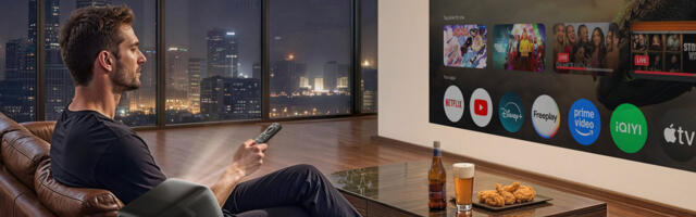 This ultra-bright Google TV projector promises not to be a pain to set up