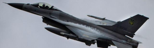 A Ukrainian F-16 crashed while fighting off a Russian attack after an 'emergency situation' on board. The pilot survived.