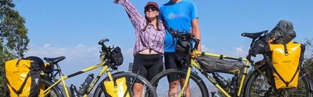 I met my husband at work, and then we quit our jobs to travel the world together. On that 18-month-long trip, we eloped.