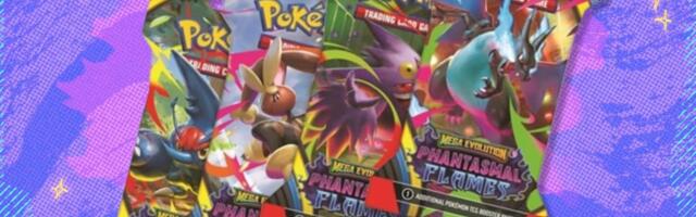 Grab 8 Pokemon TCG: Phantasmal Flames booster packs at a new low price on Amazon — save $20