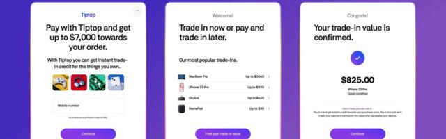 Tiptop Provides Instant Trade-In Credit for Apple Products When Shopping Online