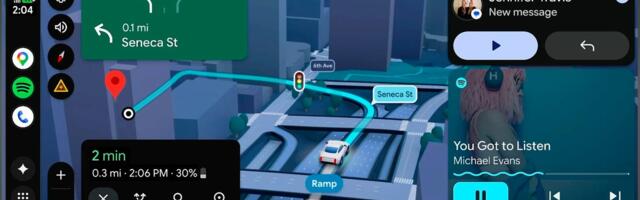 Android Auto Now Fits Weirdly Shaped Screens, Streams Video While Parked