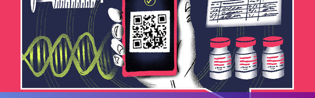 How can you safely store your vaccine status on your phone?