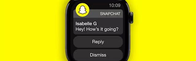 Snapchat is now on the Apple Watch