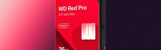 WD Red Pro 26TB hits the market for $569 — new capacity enables portable 208TB RAID solution for $8,299