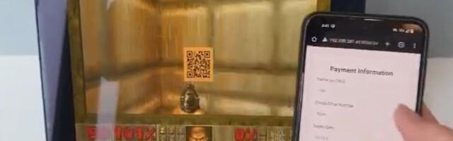 Enthusiast adds microtransactions to DOOM — QR codes direct to payment UI every time you pick up an item