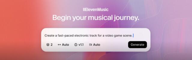 ElevenLabs launches its own royalty-free AI music service