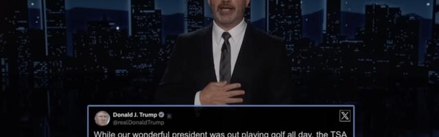 Jimmy Kimmel uses a 10-year-old tweet to roast Trump