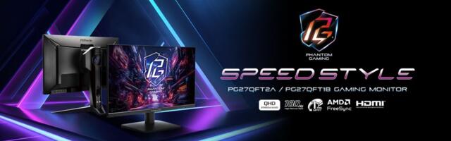 ASRock reveals two new 27-inch 1440p IPS monitors, one with an integrated Wi-Fi antenna in the stand