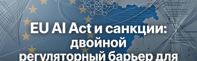 EU AI Act и санкции: двойной регуляторный барьер для российских IT-компаний
