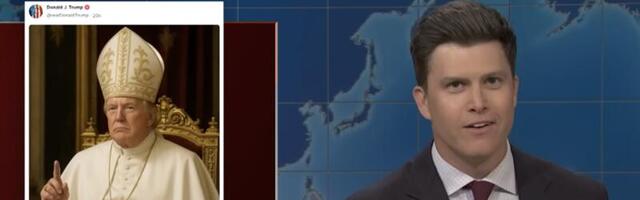 SNL Weekend Update tackles AI Pope Trump, Elon stepping away from DOGE