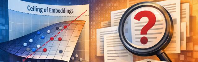 Почему ваш RAG не найдёт нужные документы: математический потолок embedding-моделей