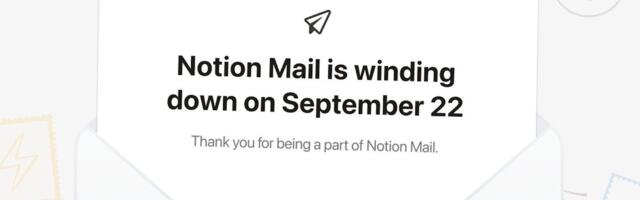 Notion Mail is shutting down