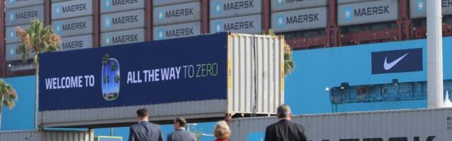Going green at Maersk: New methanol-fueled ship is christened with a new name at California port