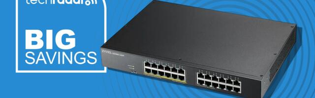 The Zyxel GS1915-24EP 24-port smart switch declutters your home network with 12 PoE+ ports and a 130W power budget — and it’s under $200 at Newegg