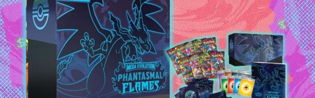 The Pokémon TCG Phantasmal Flames Elite Trainer Box is now market value at Amazon