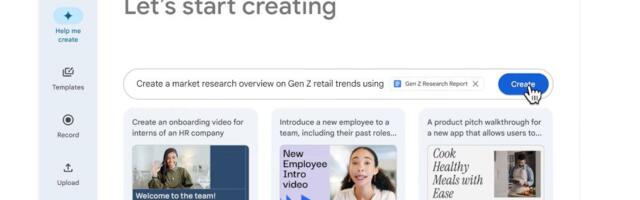 Google's new AI video maker for businesses is now available on Workspace