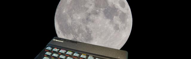 ZX Spectrum flies simulated spacecraft using BASIC, Python, and serial — Kerbal Space Program Lunar lander powered by 1980s hardware