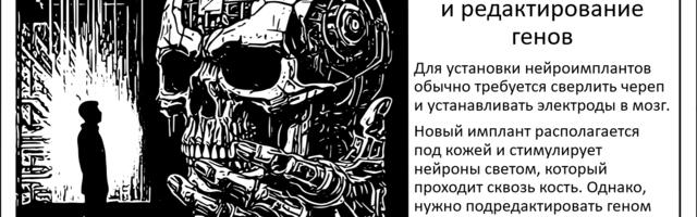 [Перевод] Подкожный имплантат восстанавливает ощущения. Через оптоволокно и редактирование генов