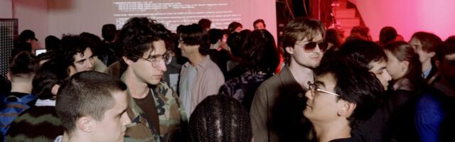 I went to an 'AI psychosis' party in NYC filled with zany art, vibe-coded apps, and Diet Coke