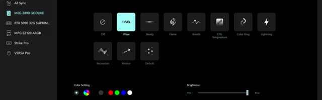MSI preps web-based RGB controls so you don't have to install bloatware on your PC