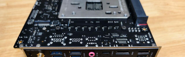 AMD B850 Mini ITX motherboard with PCIe slots on both sides teased ahead of Computex