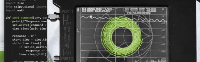 Работаем c NanoVNA-H 4 через USB