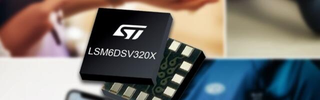 Новый инерциальный MEMS-датчик LSM6DSV320X от ST c искусственным интеллектом для распознавания активности и ударов