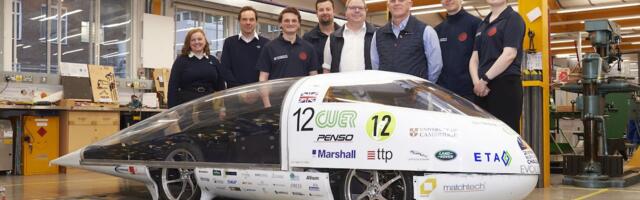 CUER and ETA Green Power partner to advance solar car development