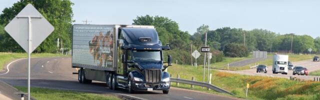 Aurora’s driverless trucks are making deliveries in Texas