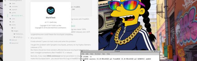 Запускаем MarkText на FreeBSD